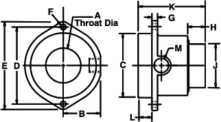 Dimensiones del super amplificador de aire Exair.