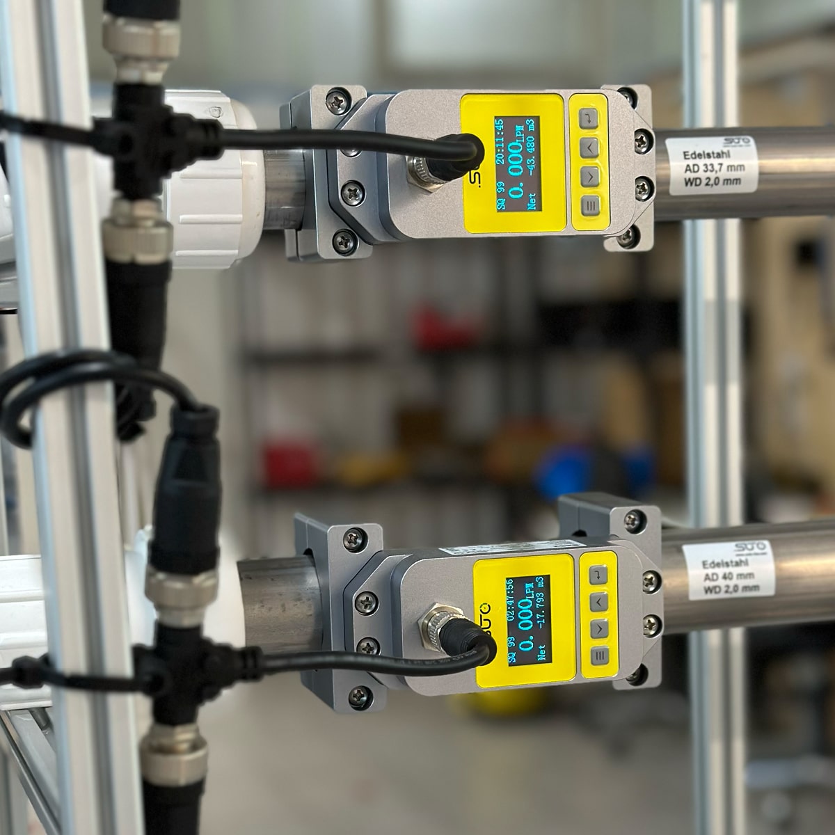 SUTO iTEC S462 compact ultrasonic flow sensor for water and other liquids clamp on6 min Airtec Servicios