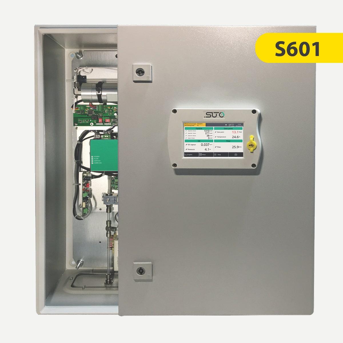 S601 Monitor fijo de calidad/pureza de aire comprimido